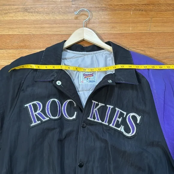 Vintage Colorado Rockies Diamond Series Bomber Jacket